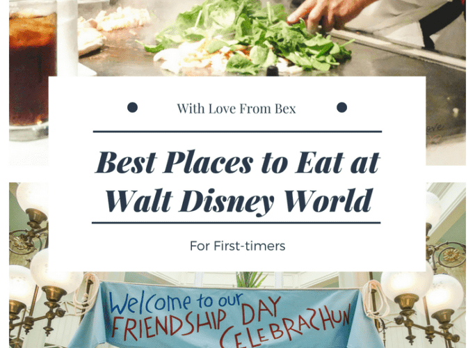 image with chef cooking and epcot in the background with title of article
