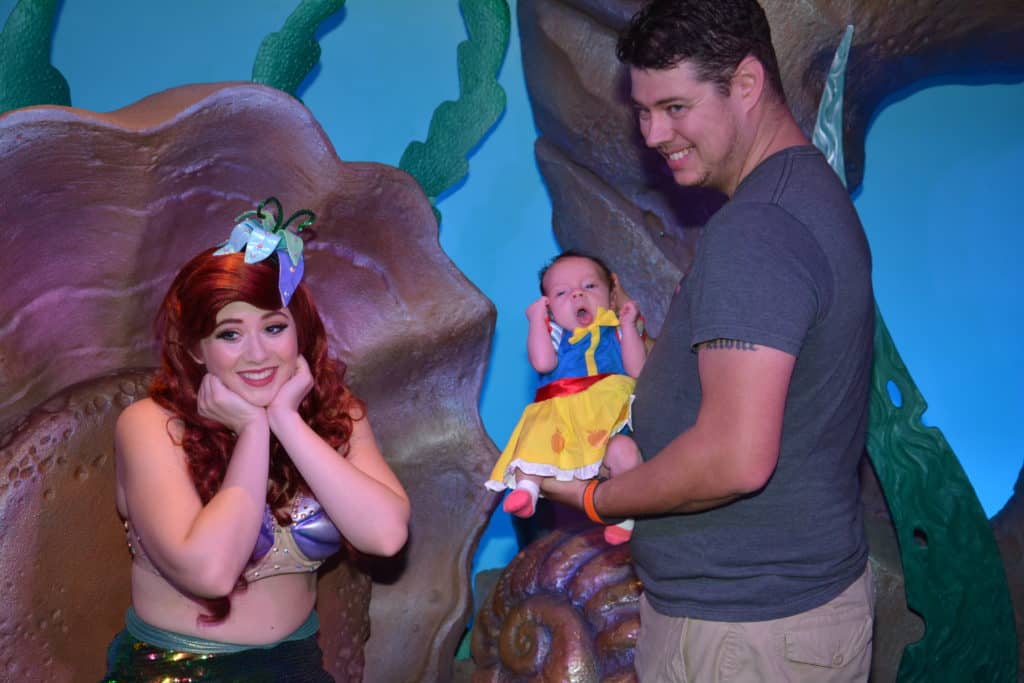 Ariel character meet at Magic Kingdom