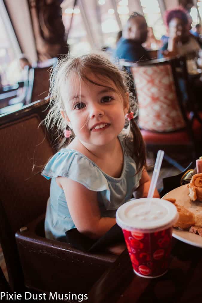 Child on Disney DIning Plan